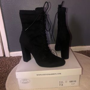 COPY - Steve Madden : Elley Black Suede